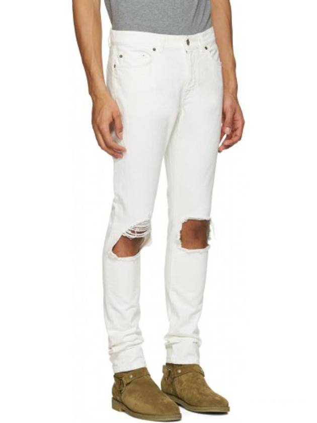 Luxury Saint Laurent Trending 2025 Moufa Skinny Jean White