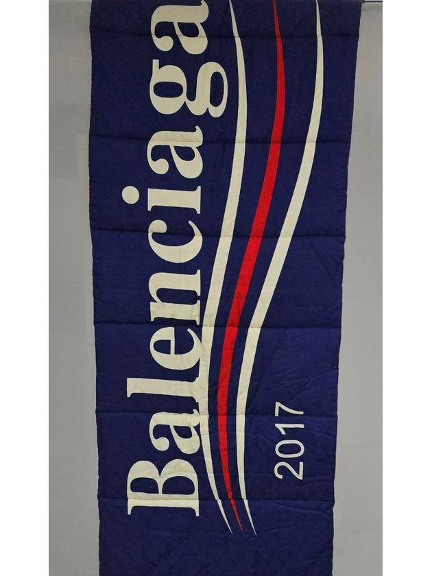 Luxury Balenciaga Trending 2026 Wave logo muffler
