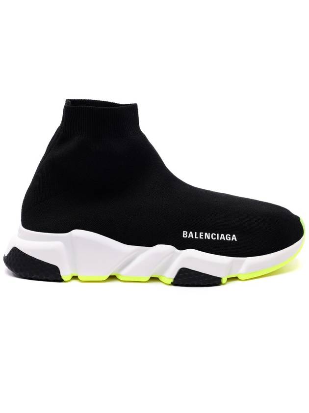 Luxury Balenciaga Trending 2026 Speed Runner High Top Sneakers Black Yellow