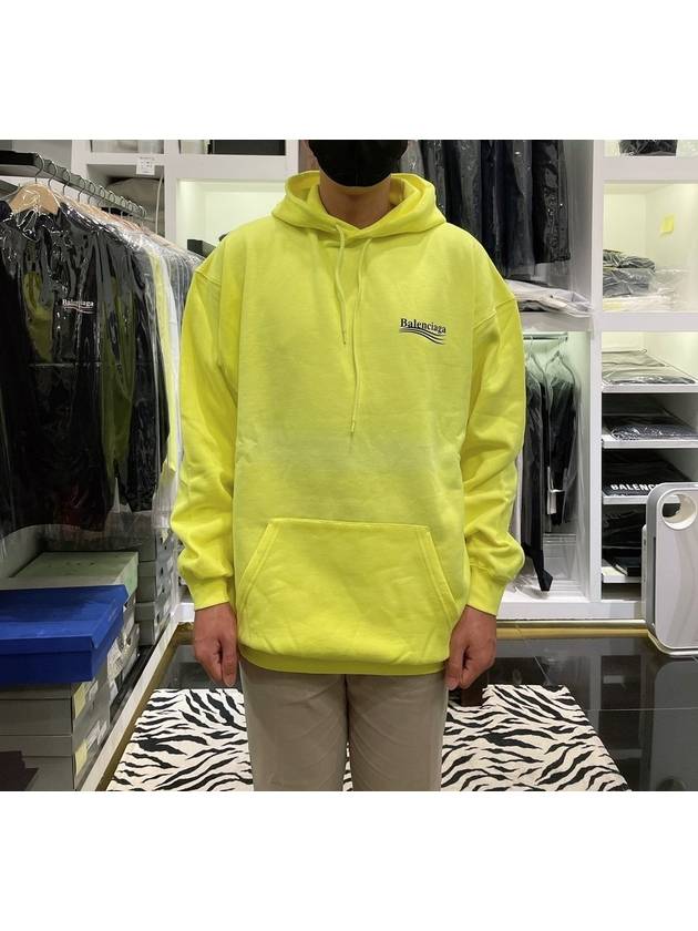 Luxury Balenciaga Trending 2026 Wave Logo Hoodie Sweatshirt Neon Yellow