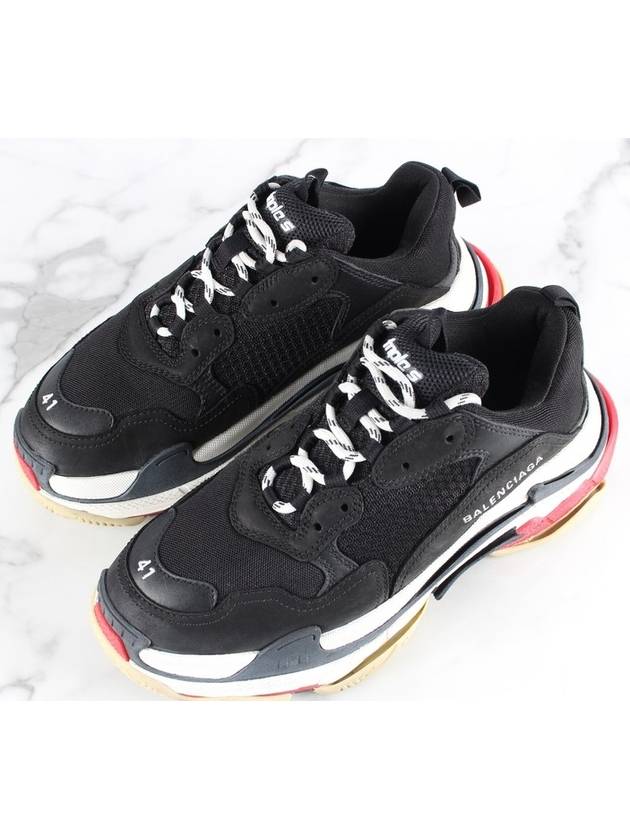 Luxury Balenciaga Trending 2026 Triple S Black Red 41 Domestic 260