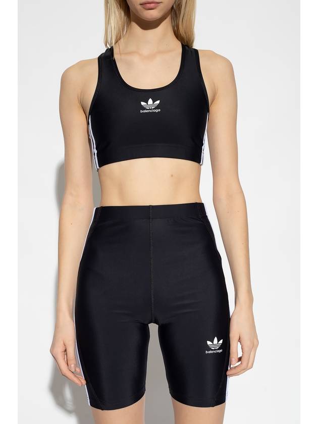 Luxury Balenciaga Trending 2026 Athletic Bra Black