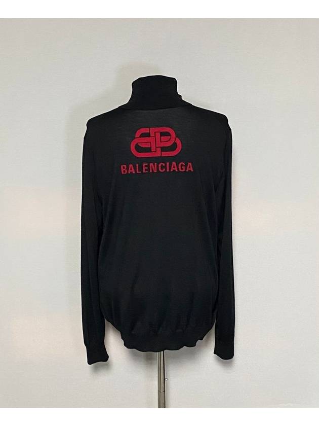 Luxury Balenciaga Trending 2026 BB logo turtleneck sweater 105