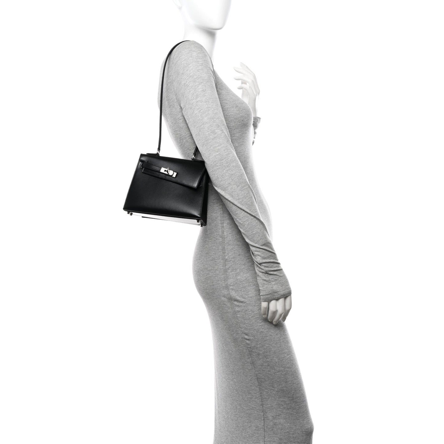 Hermes Box Kelly En Desordre Sellier 20 Black