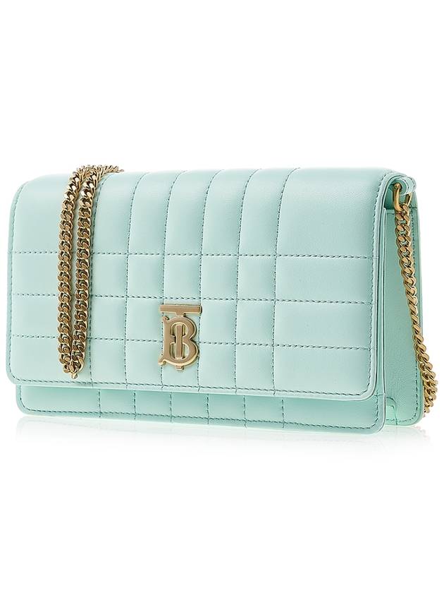 Luxury Burberry Lola Chain Strap Cross Bag Blue