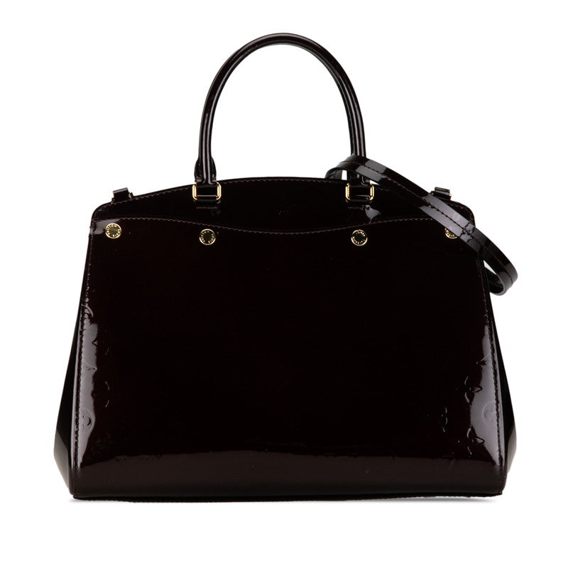 Louis Vuitton Monogram Vernis Blair MM Handbag Shoulder Bag 2WAY M50597 Amarant Patent Leather Louis Vuitton