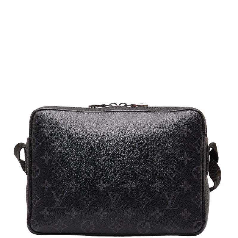Louis Vuitton Monogram Eclipse Outdoor Messenger PM Shoulder Bag M30233 Noir Black PVC Leather Louis Vuitton