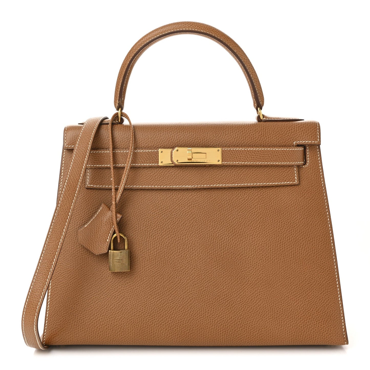 Hermes Courchevel Kelly Sellier 28 Gold
