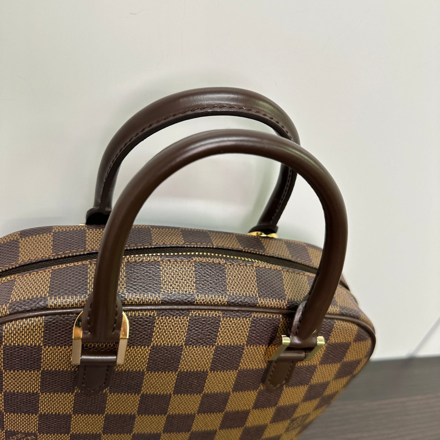 Louis Vuitton Damier Ebene Sarria Mini Bag - Brown Handle Bags, Handbags LB118746