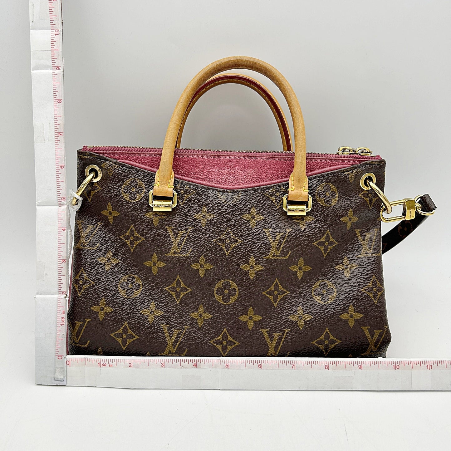 Louis Vuitton LV Monogram Pallas BB - Brown Handle Bags, Handbags LA26376