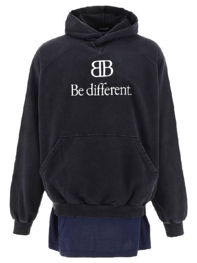 Luxury Balenciaga Trending 2026 BB Logo Hoodie Black