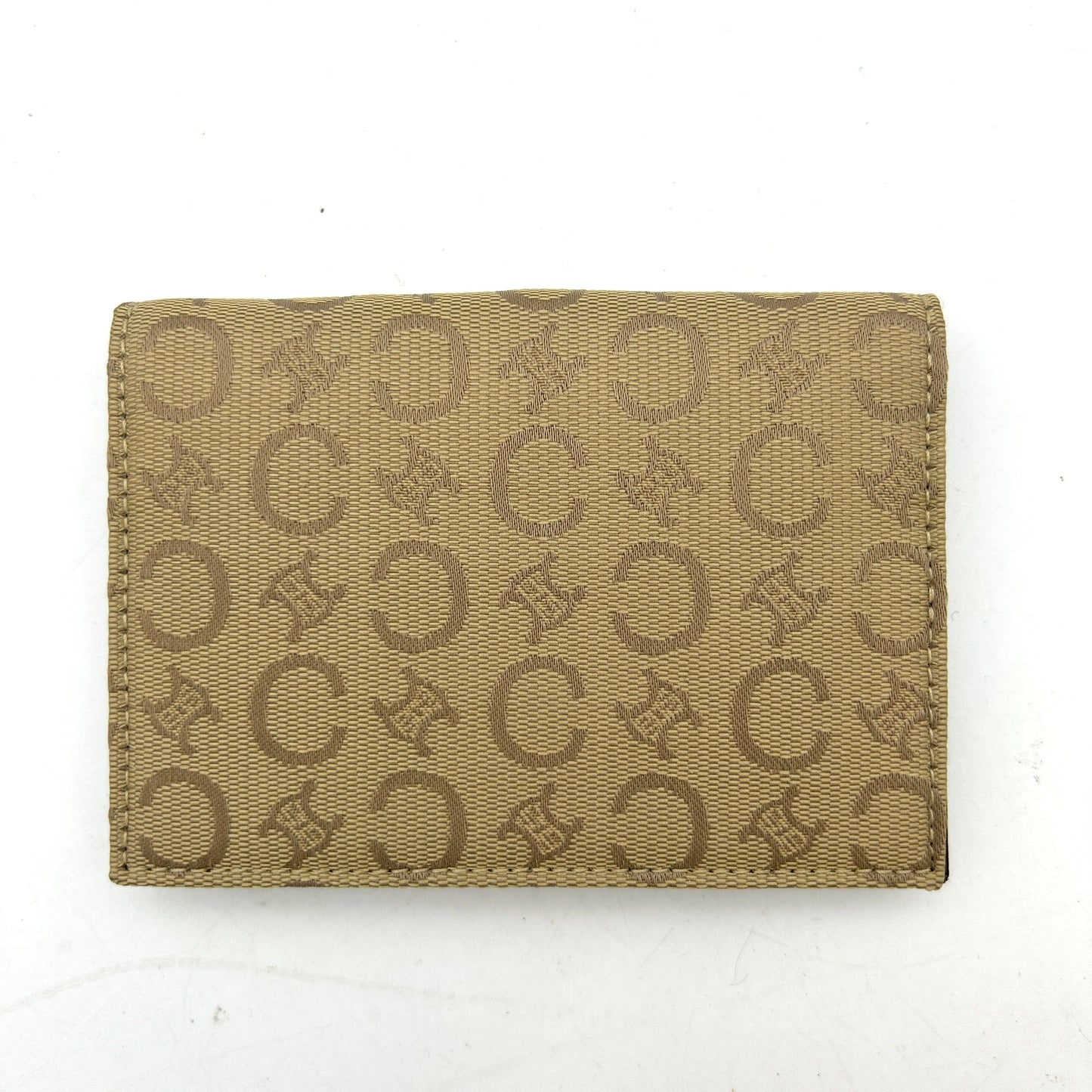Luxury CELINE | Bags | Luxury CELINE Cc Monogram Denim Wallet In Yellow In Like New Condition ITUA284CJXXO