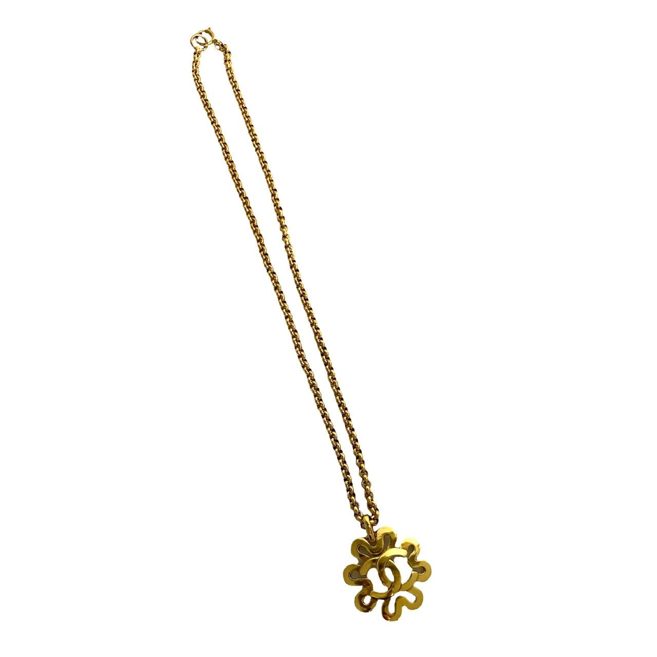 CHANEL Necklace Gold Plated gold Women