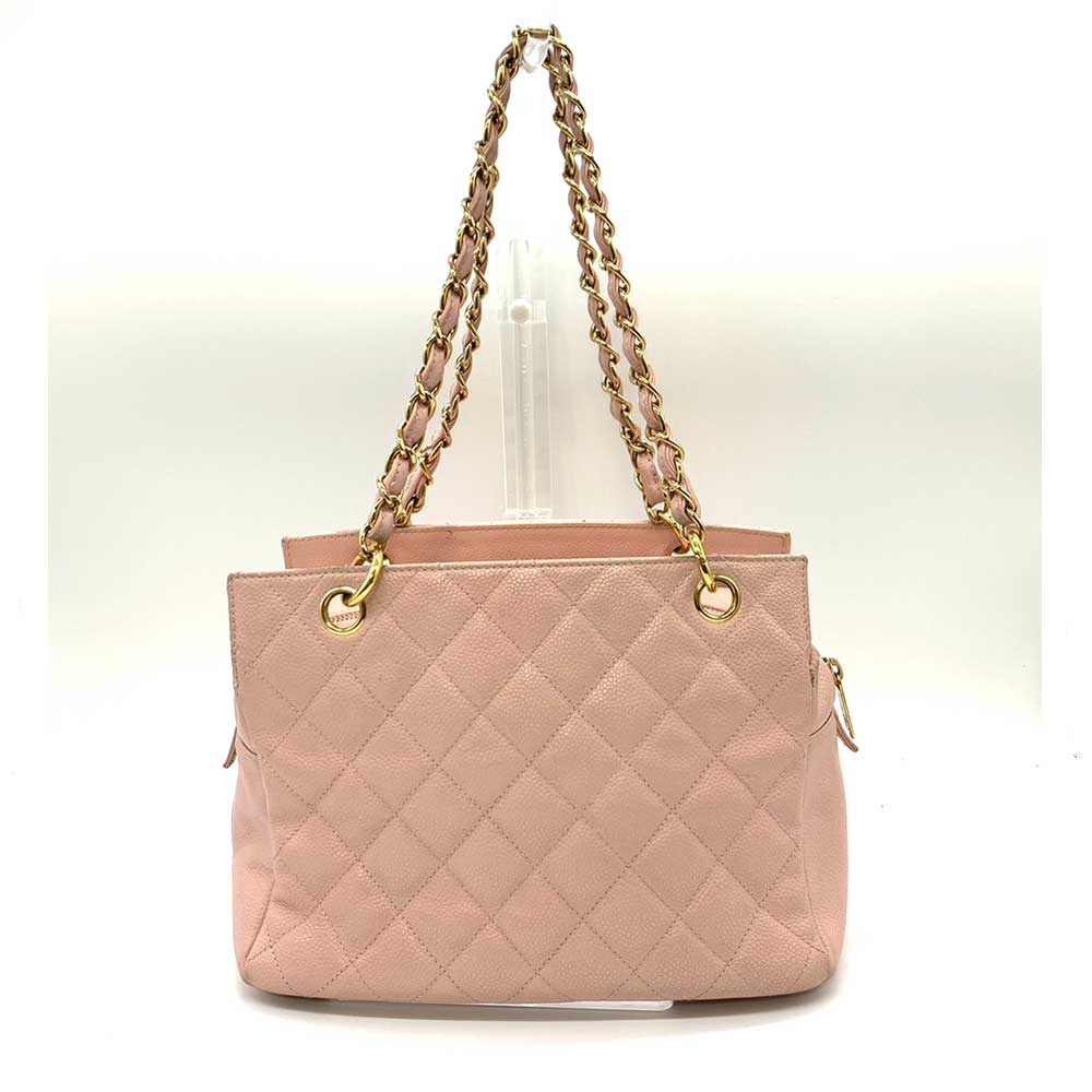 Chanel Caviar Skin Matelasse Chain Tote Bag Classic Flap