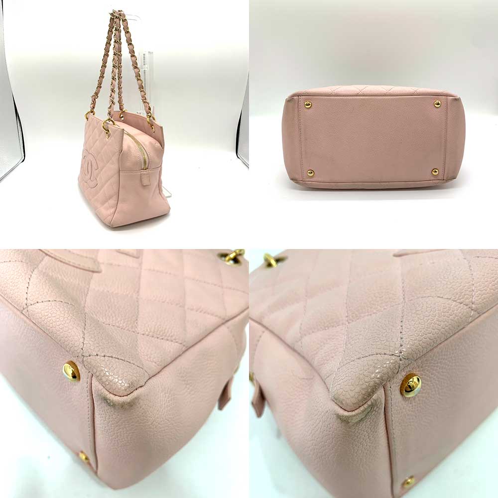 Chanel Caviar Skin Matelasse Chain Tote Bag Classic Flap