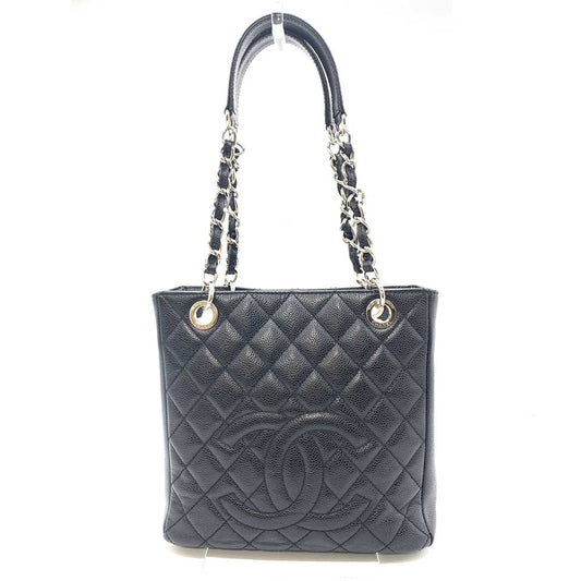 Chanel Caviar Skin Chain Tote Bag Classic Flap