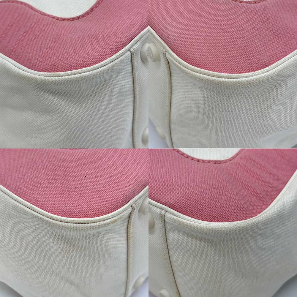 Chanel Canvas Marshmallow Tote Bag Classic Flap