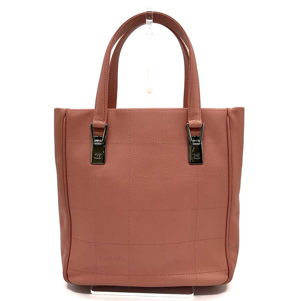 Chanel Caviar Skin Tote Bag Pink Classic Flap