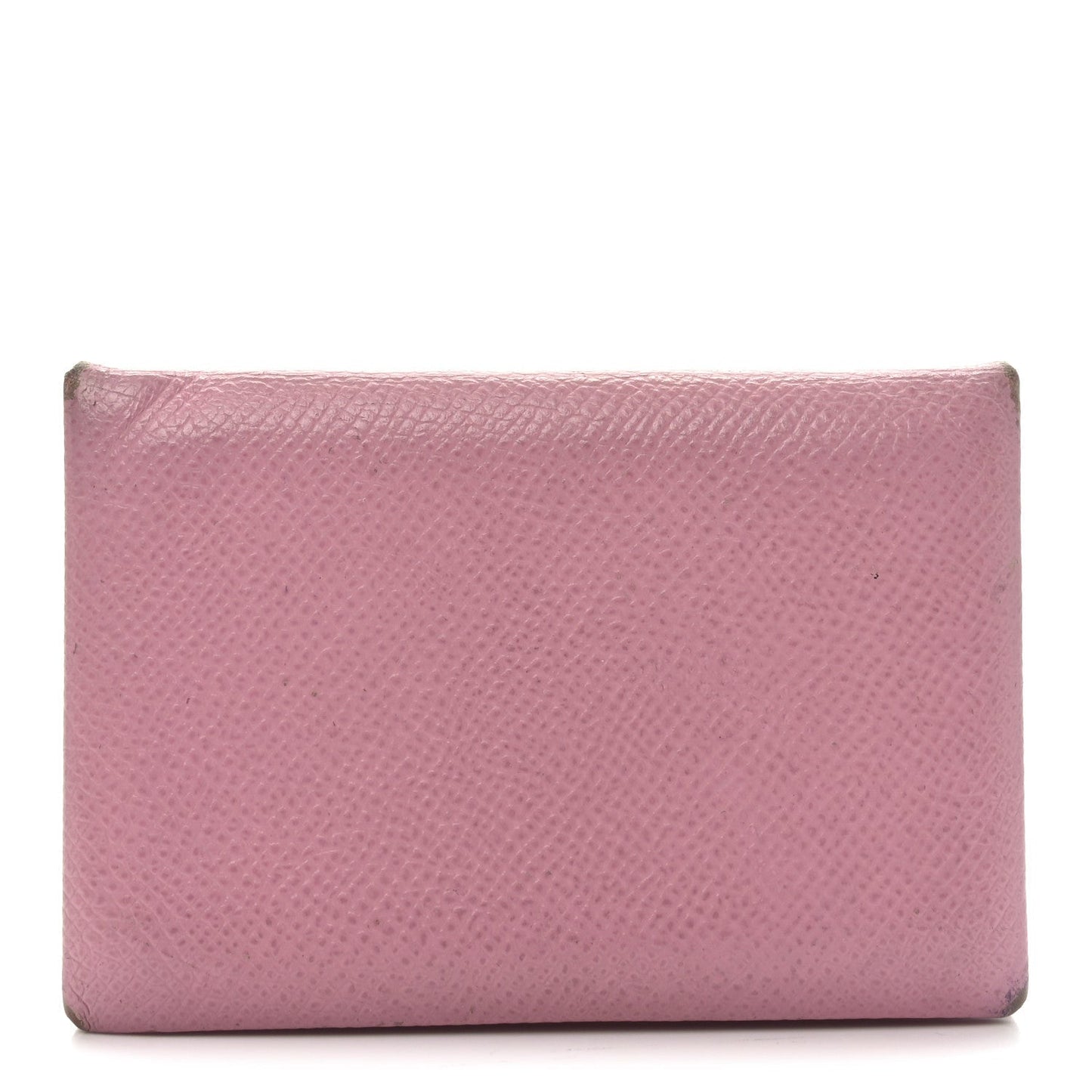 Hermes Epsom Calvi Card Case 5P Pink