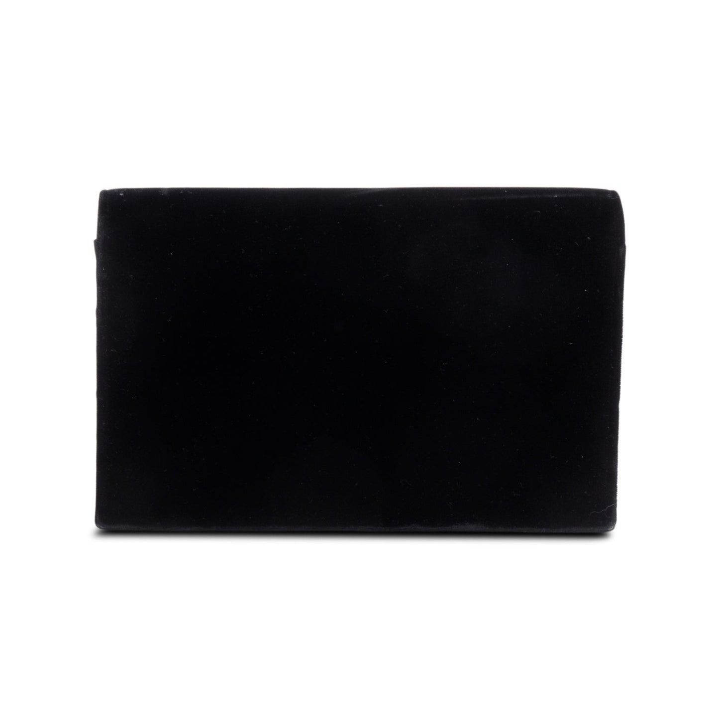 Saint Laurent Black Velvet Crystal Small Kate Tassel Bag
