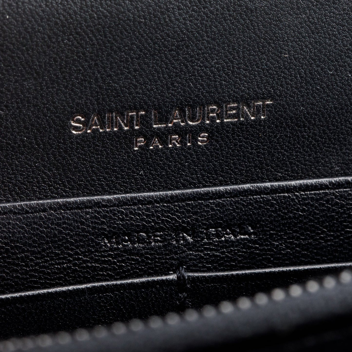 Saint Laurent Black Velvet Crystal Small Kate Tassel Bag