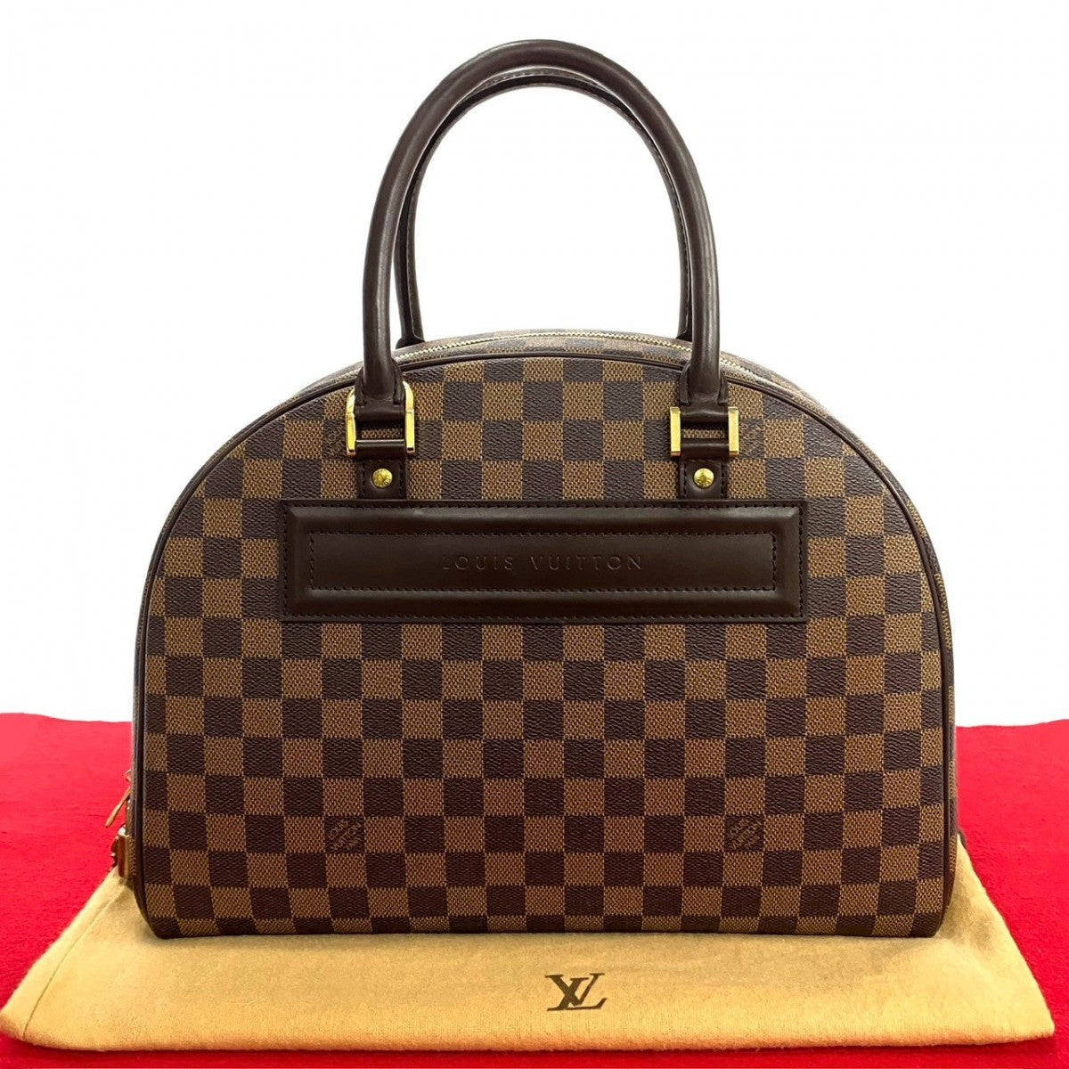 LOUIS VUITTON Handbag N41455 Leather, PVC Brown Damier Norita Women(Unisex)