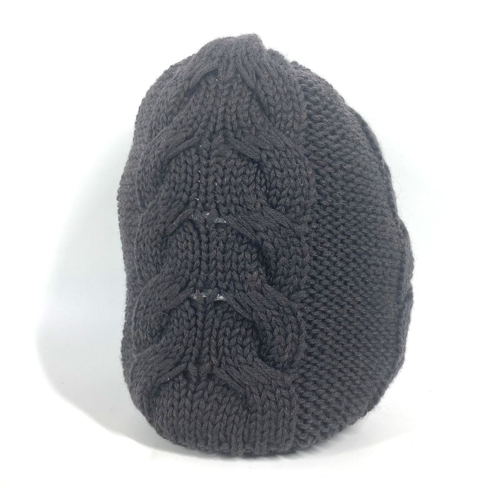 GUCCI Knit hat 300052 wool Brown GG Women(Unisex) M