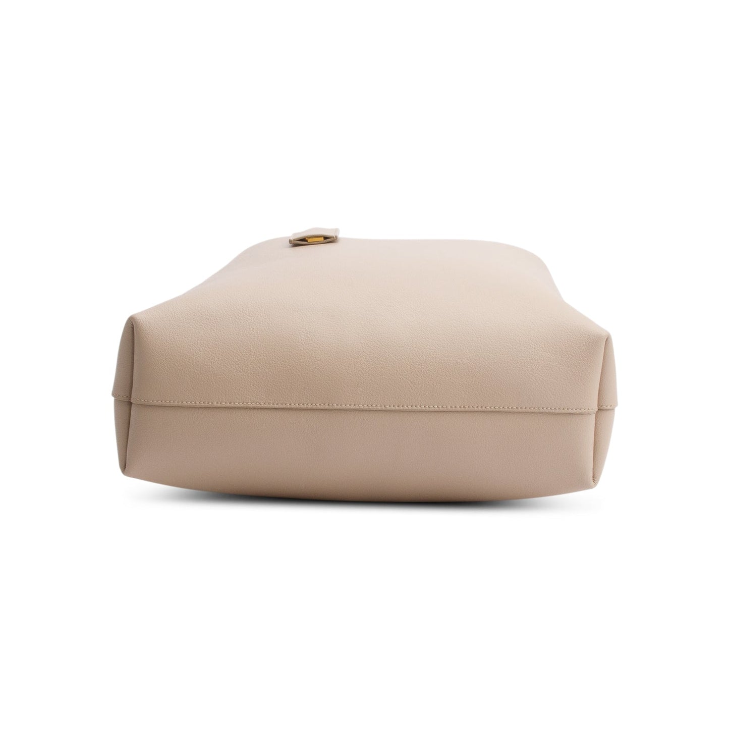Saint Laurent Beige Calfskin Leather N/S Shopping Tote