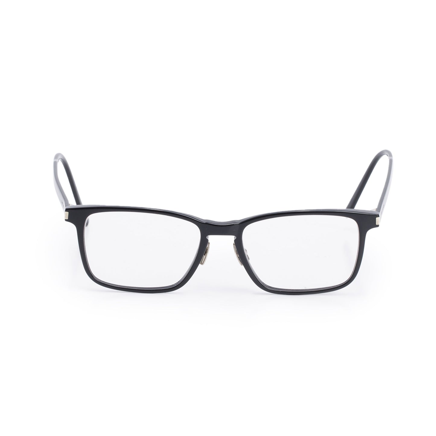 Saint Laurent Black Metal SL 187 Slim Eyeglasses