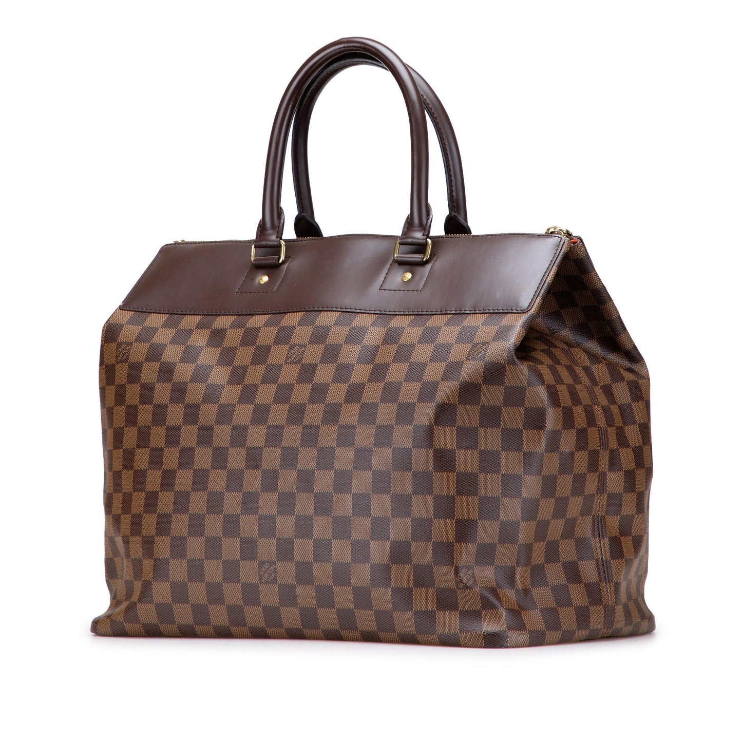 Brown Louis Vuitton Damier Ebene Greenwich PM Travel Bag