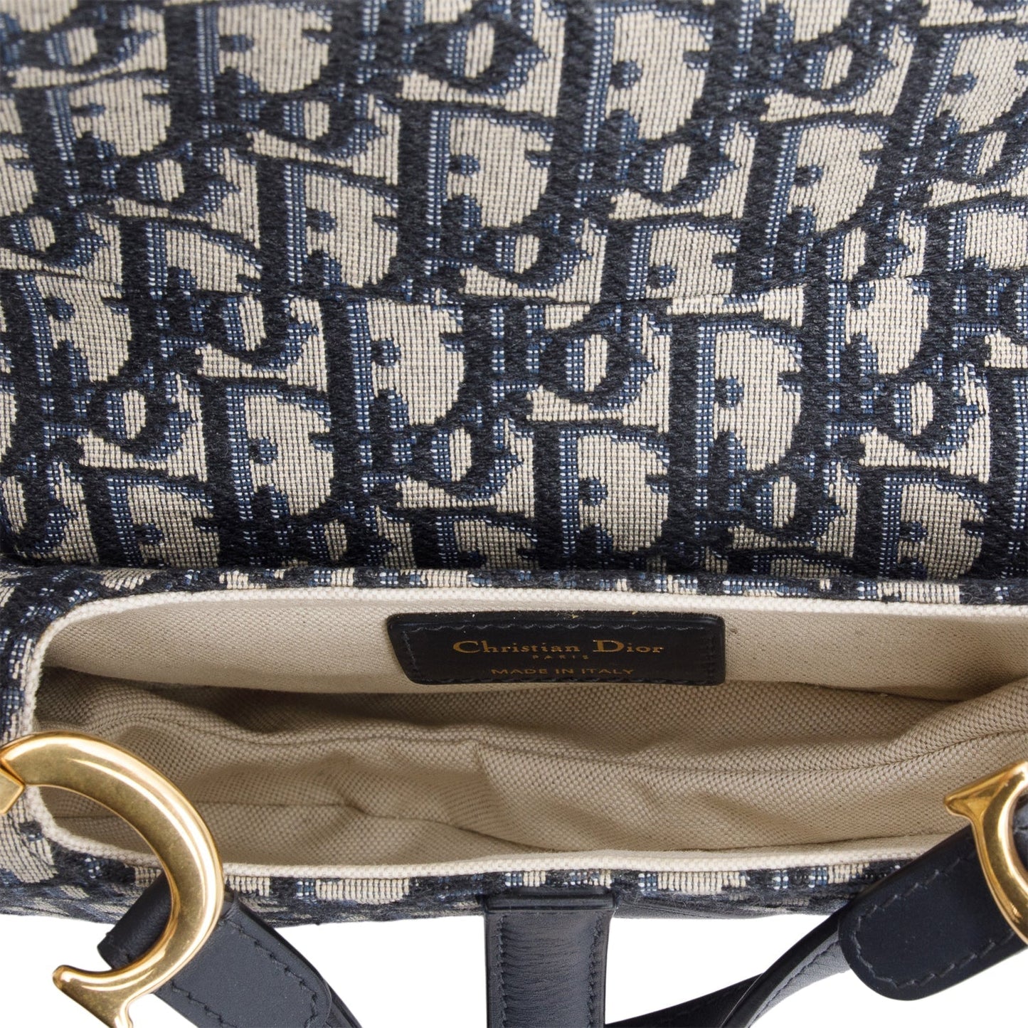 Christian Dior Oblique Mini Saddle Bag