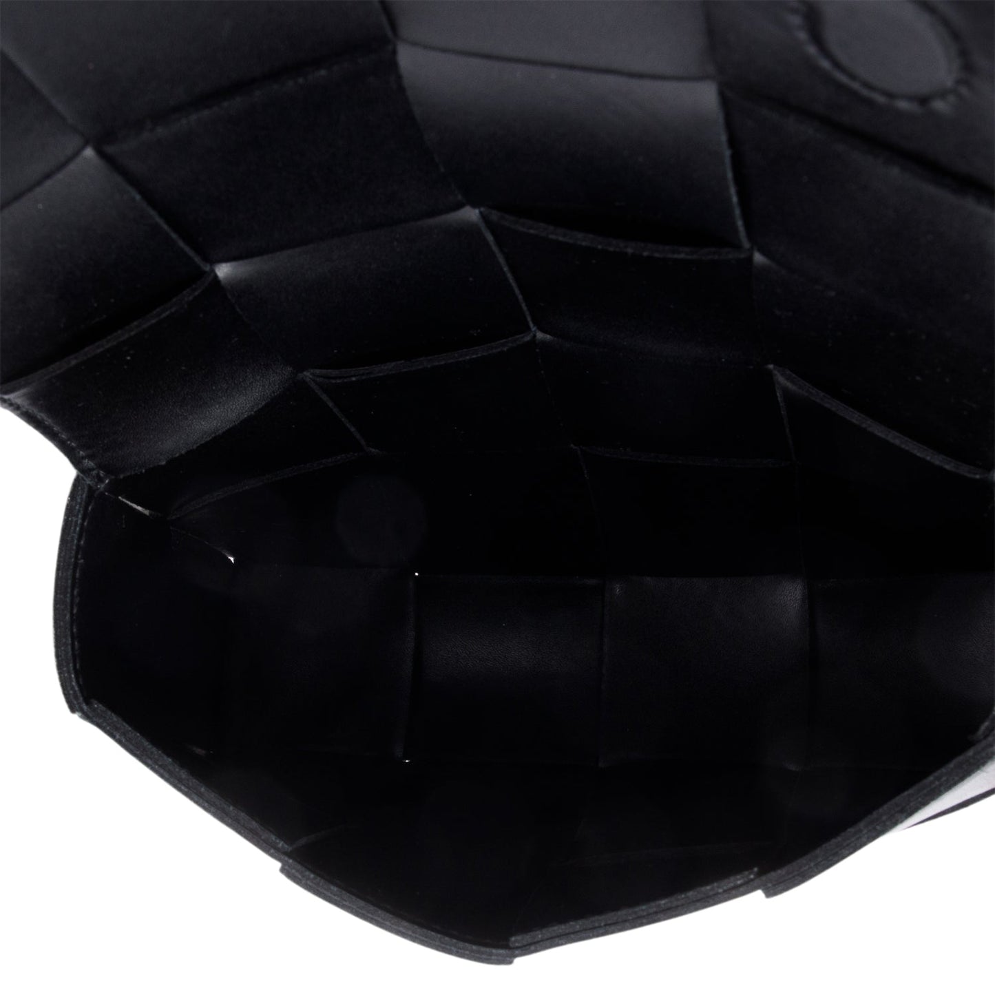 Bottega Veneta Black Nappa Leather Intrecciato Cassette Belt Bag