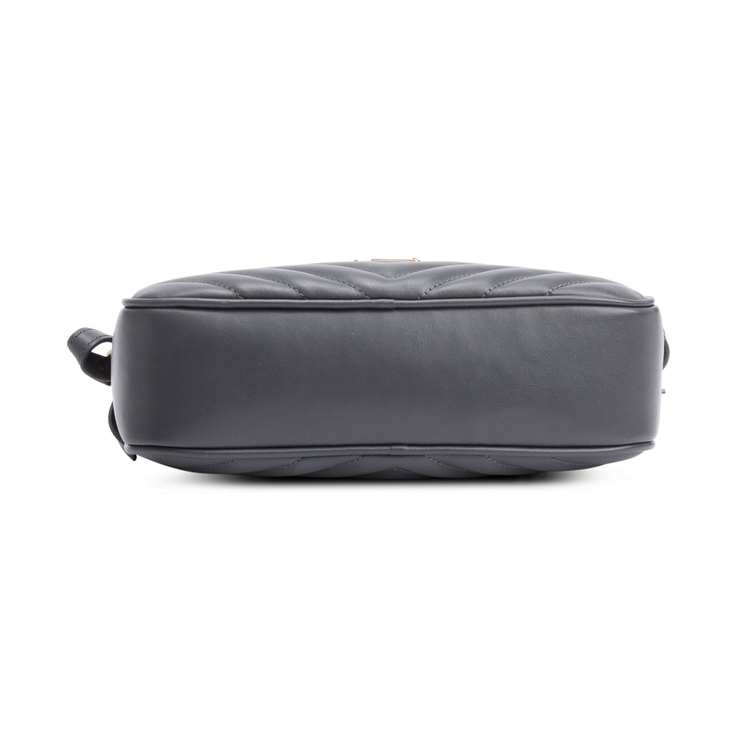 Saint Laurent 2021 Grey Quilted Leather Lou Camera Bag