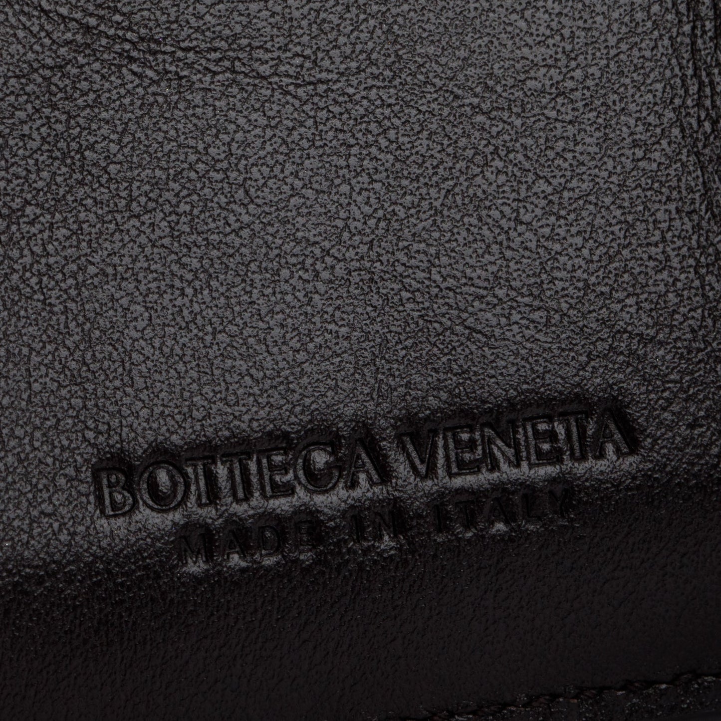 Bottega Veneta Brown Intreccio Nappa Leather Cassette Tri-Fold Zip Wallet