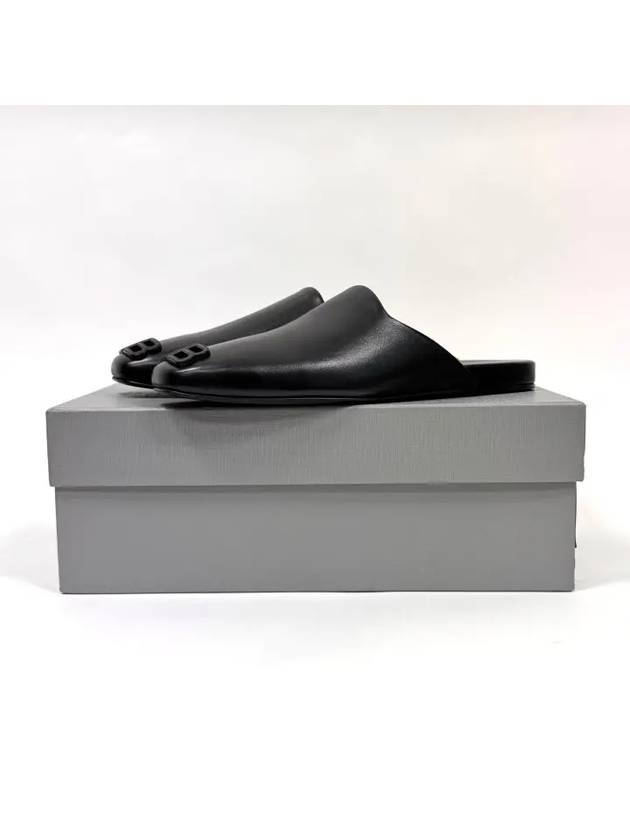 Luxury Balenciaga Trending 2026 BB Logo Cozy Leather Bloafers