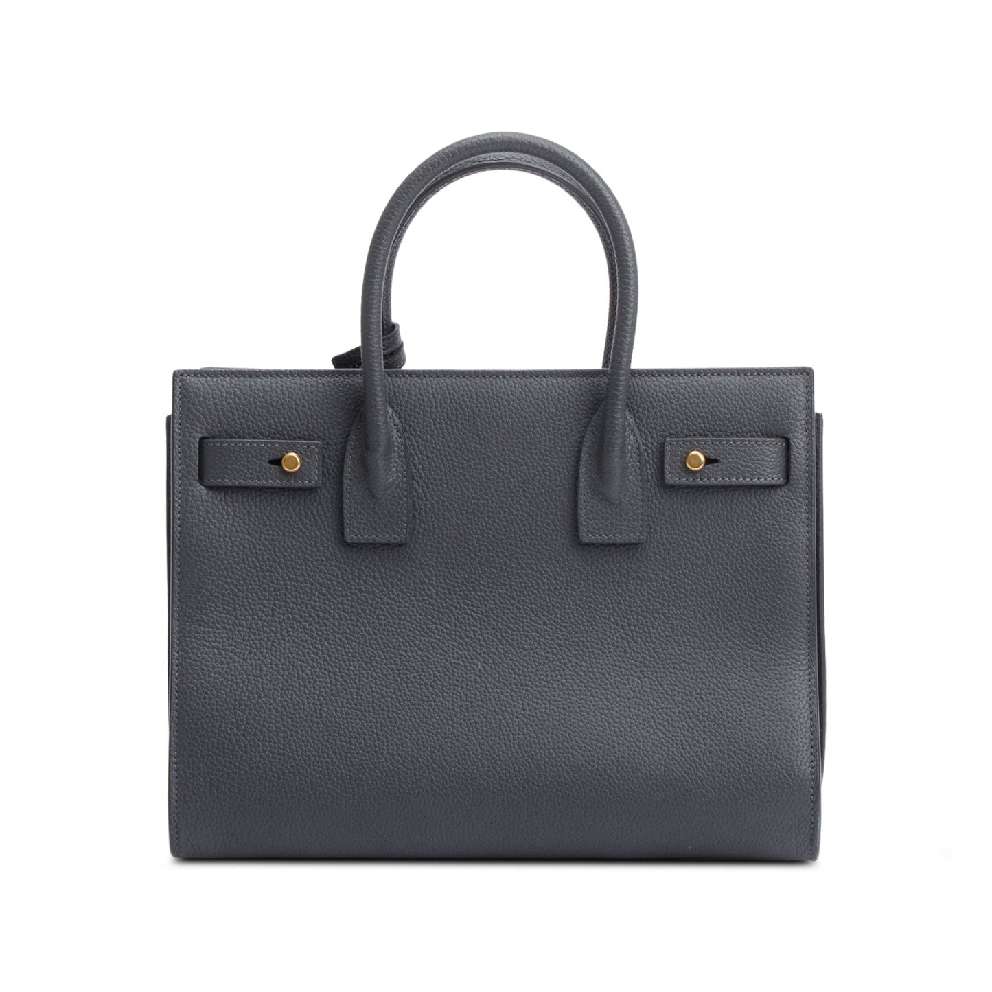 Saint Laurent 2022 Grey Grained Leather Baby Sac De Jour