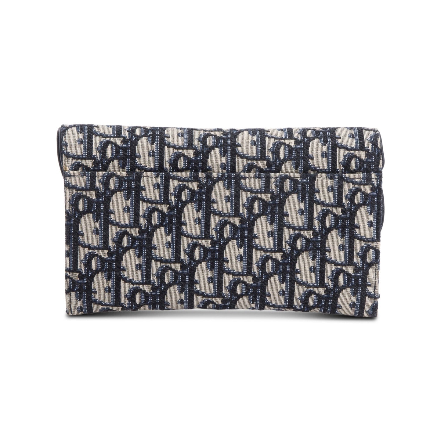Christian Dior Oblique Jacquard Saddle Pouch with Chain