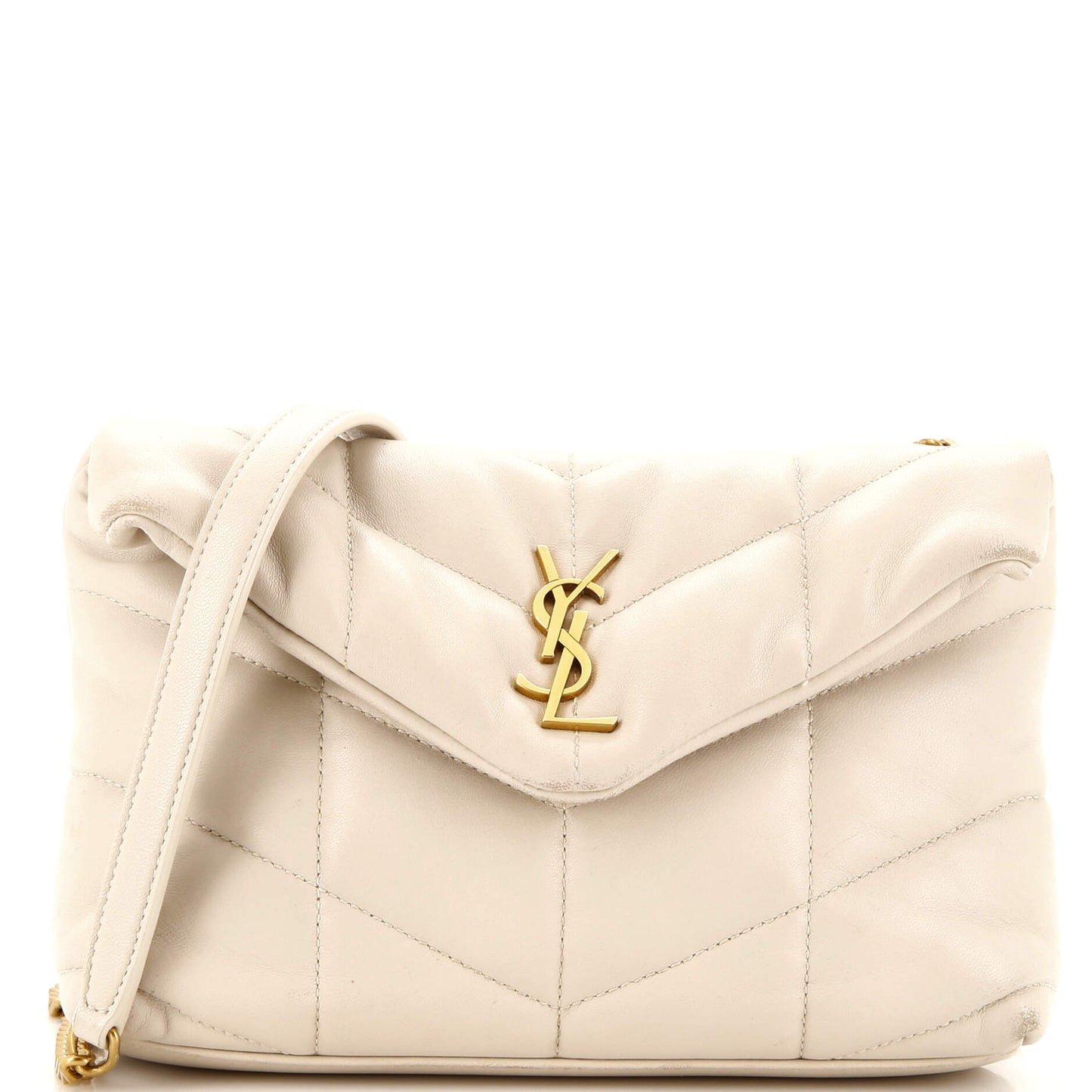 Luxury Saint Laurent Trending 2025 Loulou Puffer Shoulder Bag Quilted Leather Mini