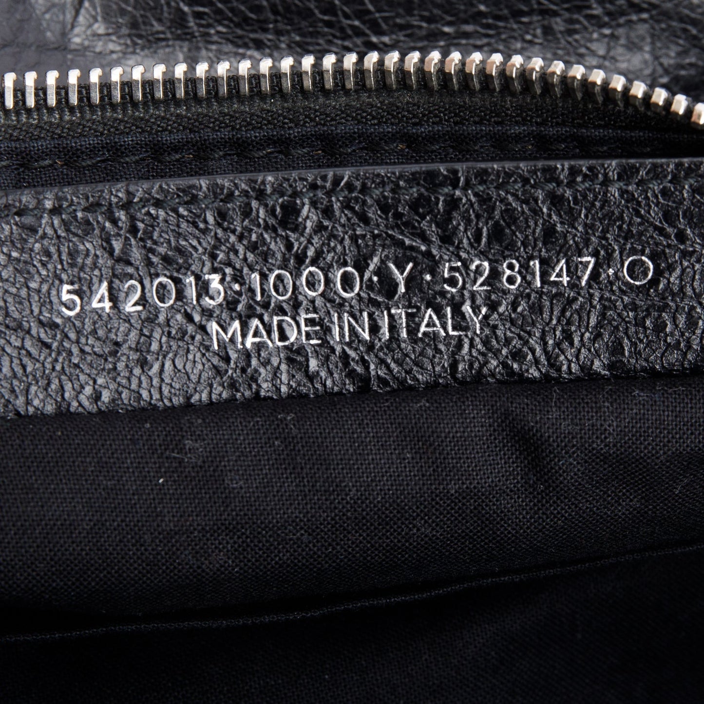Balenciaga Black Arena Leather Classic Motocross Neo Lift Hip Bag