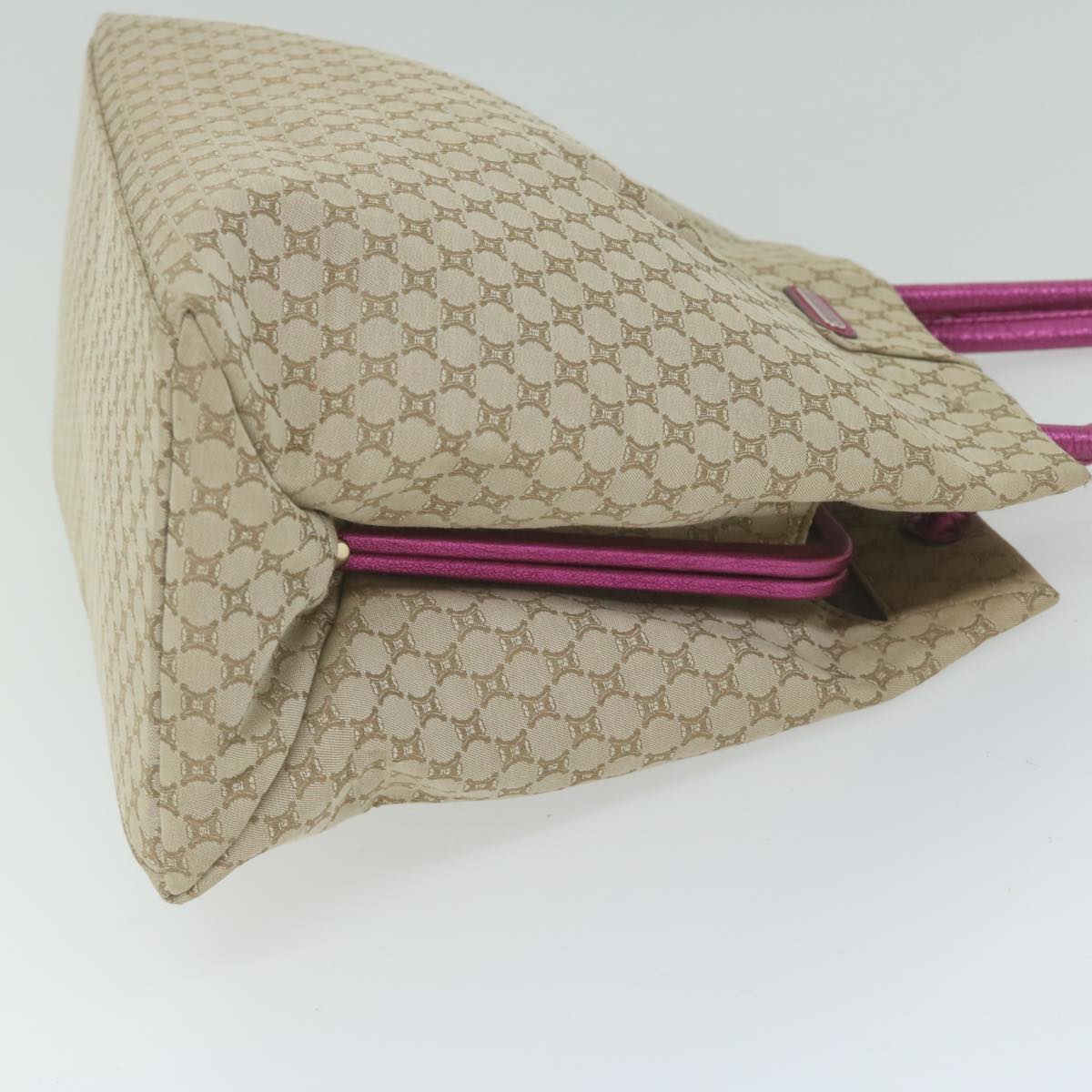 Luxury CELINE Macadam Canvas Tote Bag Beige  60918