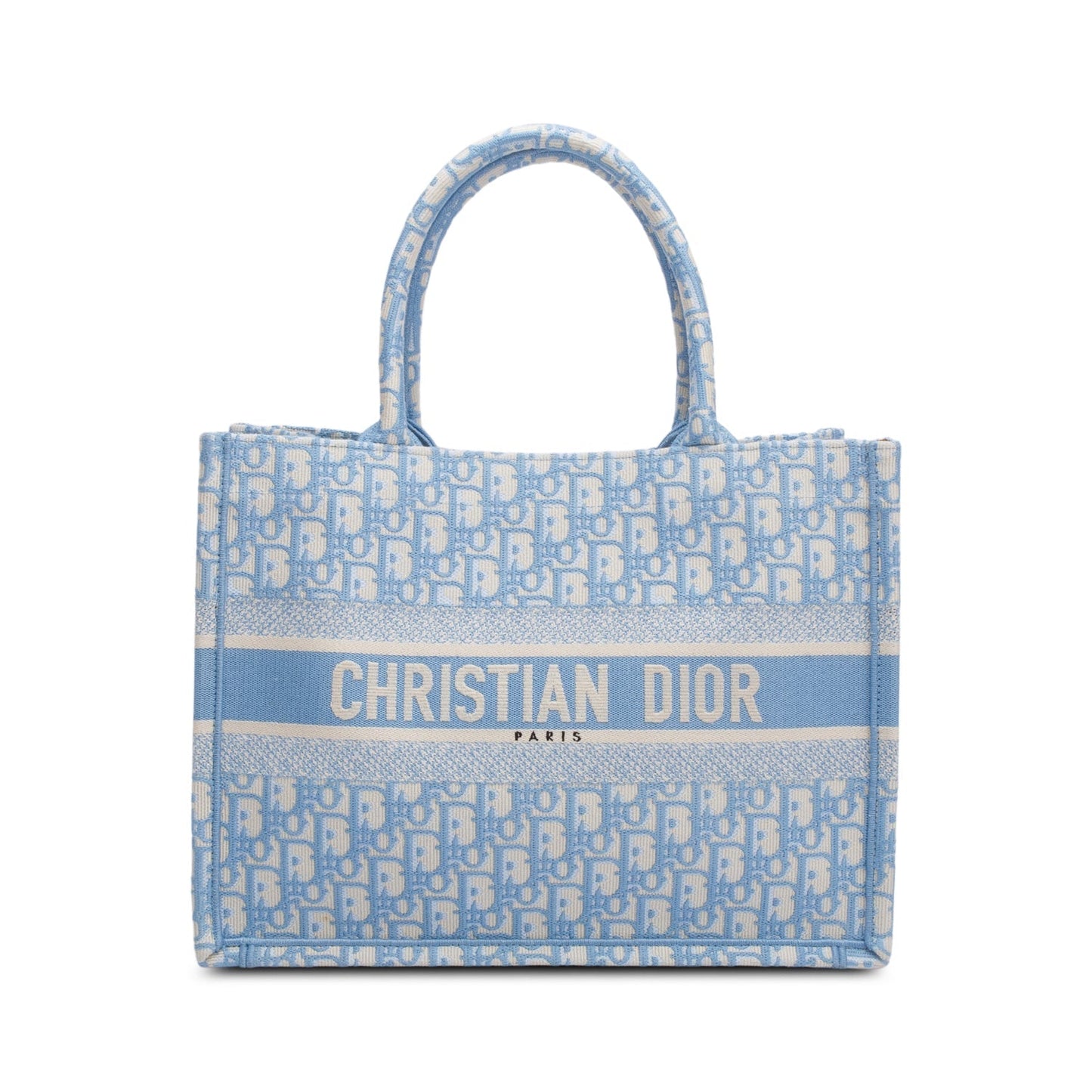 Christian Dior 2021 Blue Oblique Medium Book Tote
