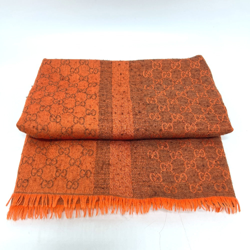 GUCCI Stall 24368 Wool / cashmere Orange GG pattern