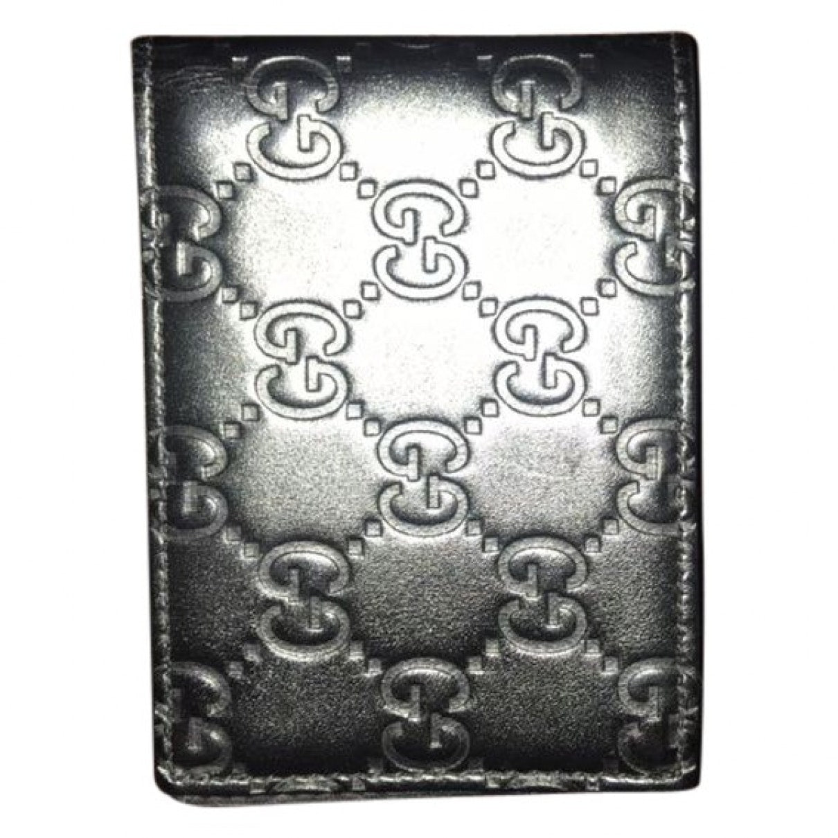 Gucci black leather case