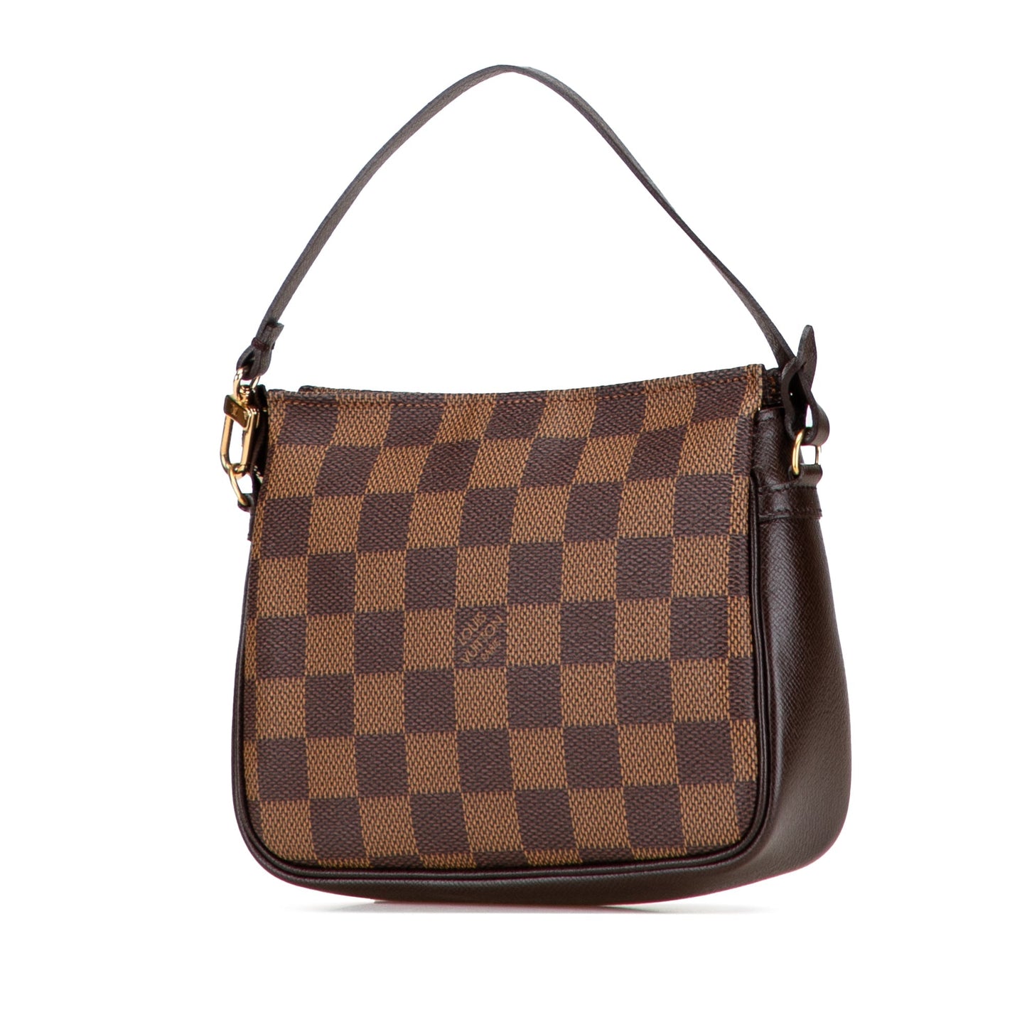 Brown Louis Vuitton Damier Ebene Trousse Pochette Handbag
