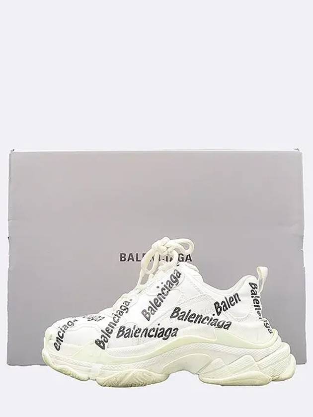 Luxury Balenciaga Trending 2026 524039 White Triple S Women Sneakers 36 230MM