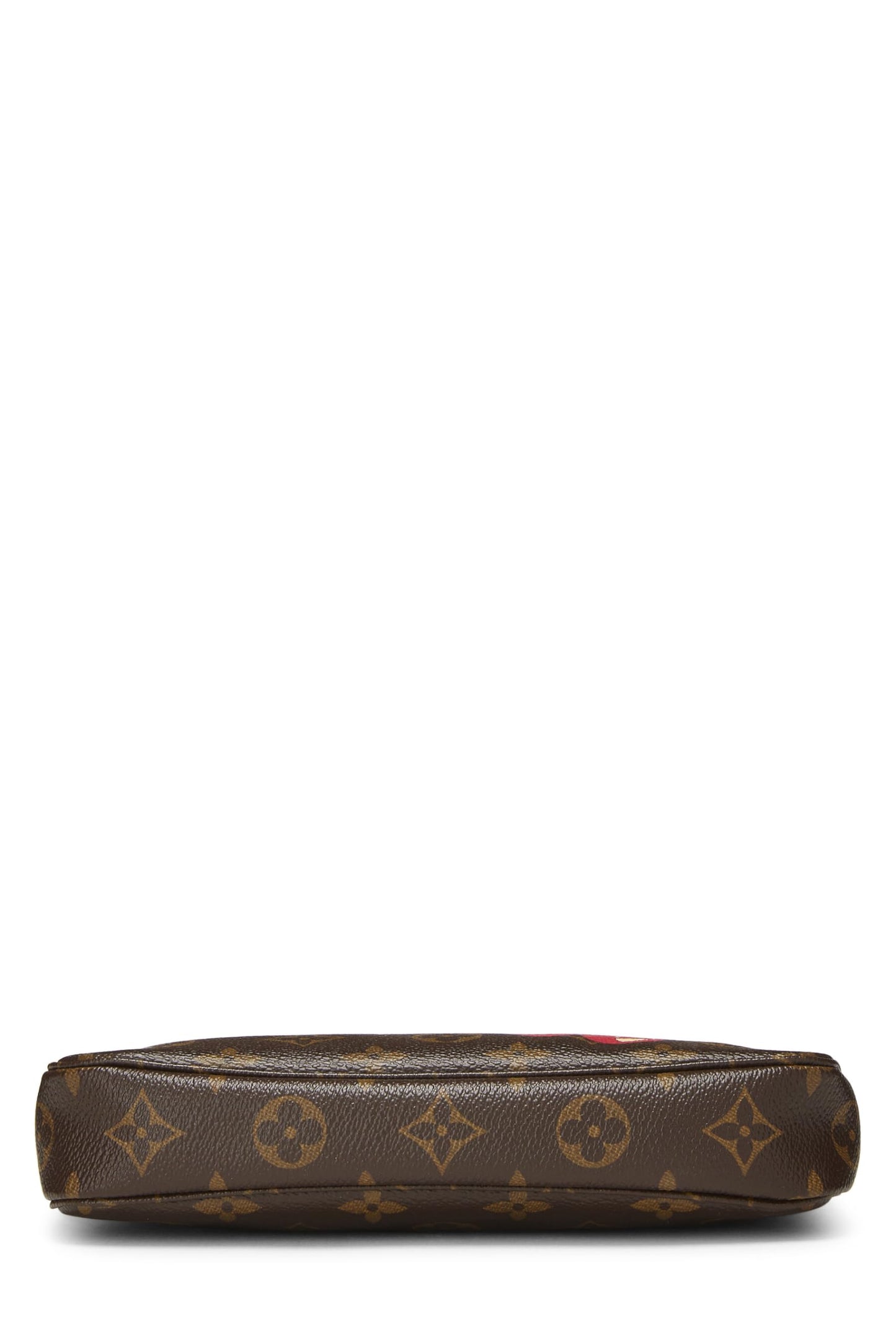 Louis Vuitton, Takashi Murakami x Louis Vuitton Monogram Cerise Pochette Accessories, Brown