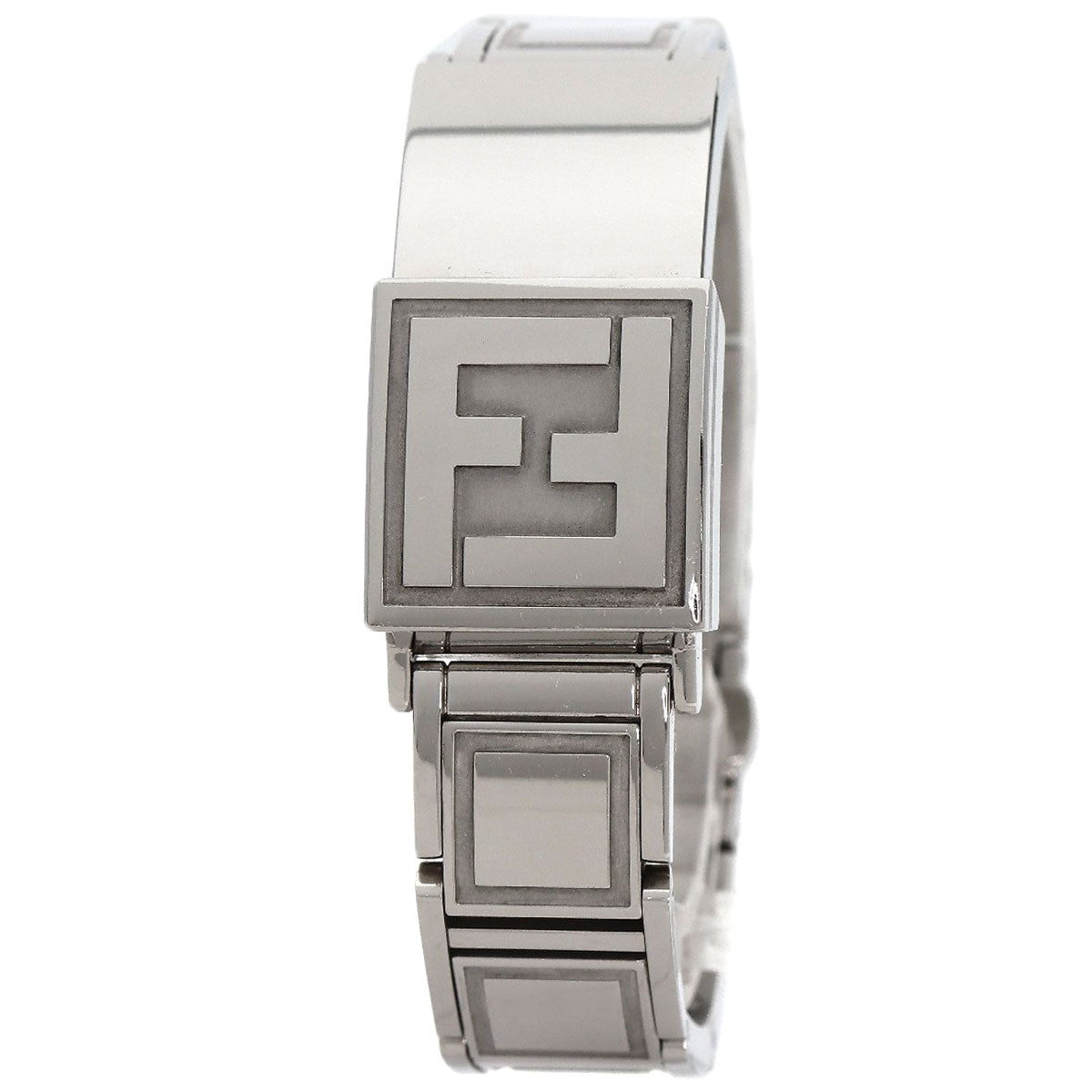 FENDI Watches Quartz 5400L Stainless Steel , Stainless Steel Silver secret black dial Women