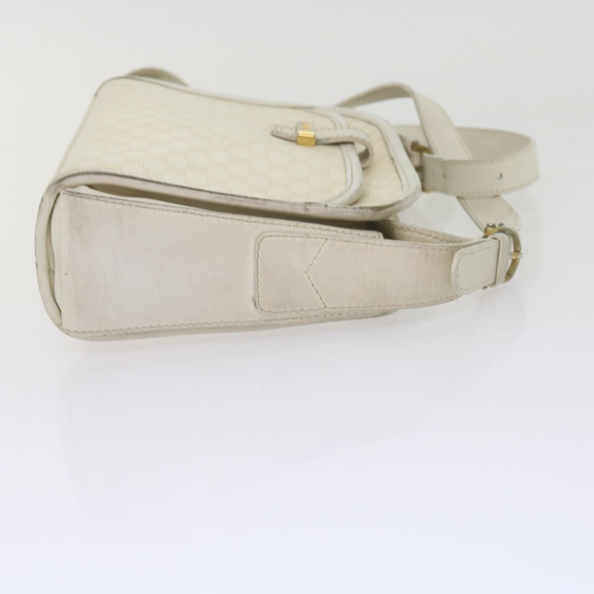 Luxury CELINE Macadam Canvas Shoulder Bag PVC Leather Whe  61105