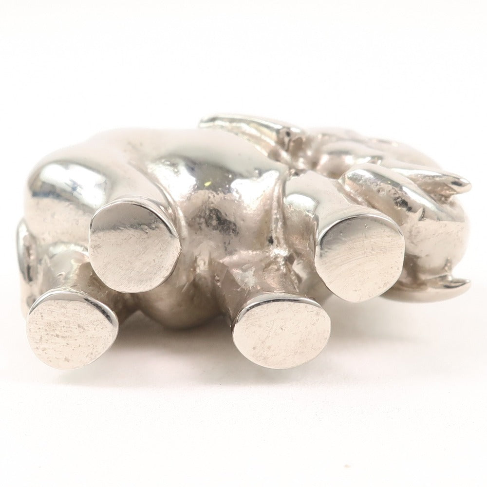 HERMES Cadena Silver Silver Animal motif Women(Unisex)