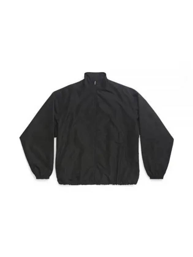 Luxury Balenciaga Trending 2026 Minimal Track Jacket Black